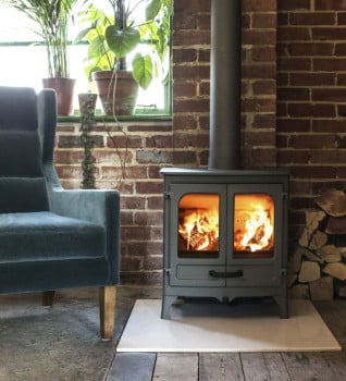 Charnwood Island One Blu Wood Burning / Multifuel Ecodesign Stove