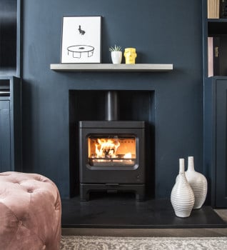 Charnwood Skye 5 Multifuel Stove Low in Matt Black