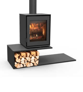 Dik Geurts Modivar 5 4.9kW Wood Burning Ecodesign Stove on Floating Plateau