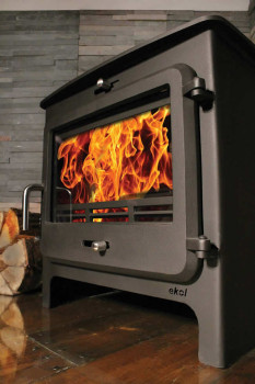 Ekol Clarity 12kW DEFRA Approved Multifuel StoveEkol Clarity 12kW DEFRA Approved Multifuel Stove