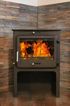 Ekol Clarity High 12kW DEFRA Approved Multifuel StoveEkol Clarity High 12kW DEFRA Approved Multifuel Stove