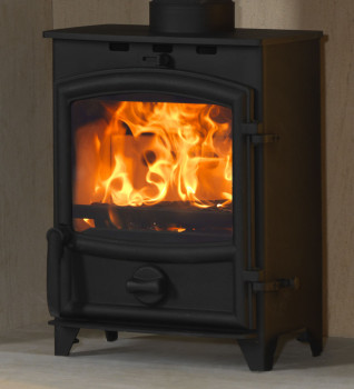 Fireline 4kW Wood Burning / Multifuel Ecodesign Stove with Curved Door