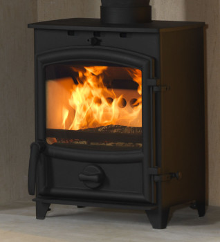 Fireline 5kW Wood Burning / Multifuel Ecodesign Stove with Curved Door