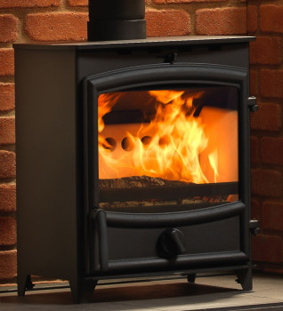 Fireline 8kW Wood Burning / Multifuel Ecodesign Stove with Curved Door