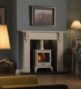 Gallery Classic Widescreen Warm White Wood Burning / Multifuel - Ecodesign Stove