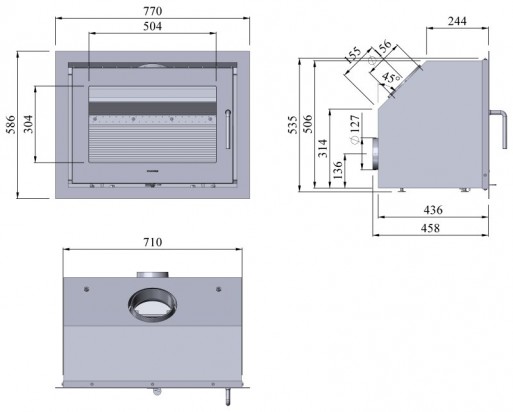 Morso 5660 Wood Burning Ecodesign Inset Stove