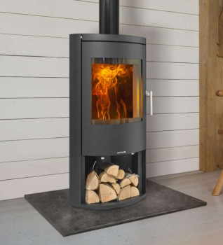 Opus Harmony 7kW Multifuel Stove With Log Store