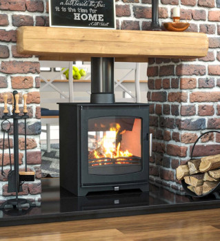 Henley Hazelwood DEFRA Approved Wood Burning Double Sided Stove