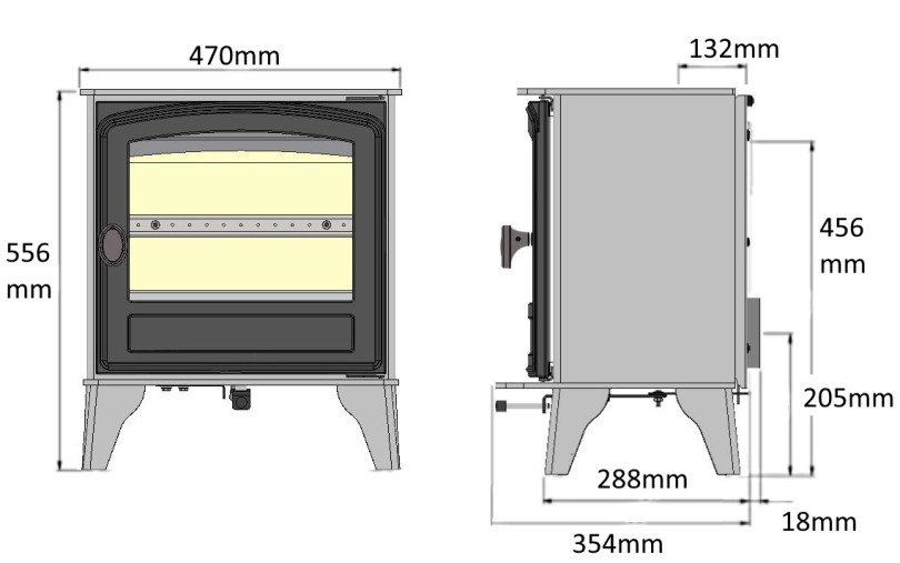 Hunter Herald 4 Wood Burning Ecodesign Stove