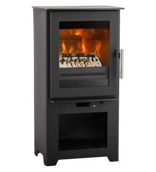 Heta Inspire 40H 4.5kW Wood Burning / Multifuel Ecodesign Logstore Stove