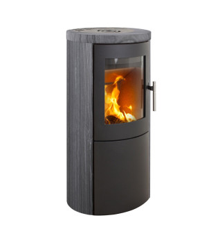 Heta Scanline 800 6.8kW Blackwood Ecodesign Cylinder Stove