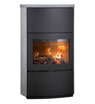 Heta Scanline 1000S 7.7kW Wood Burning Soapstone Stove