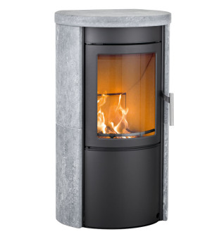 Heta Scanline 500 6kW Complete Soapstone Ecodesign Wood Burning Stove