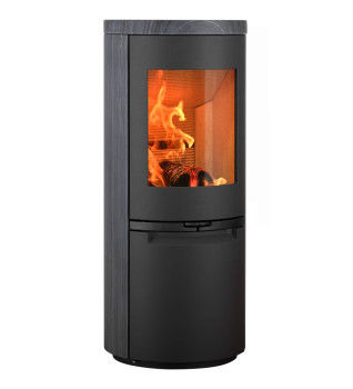 Heta Scanline 900 6.6kW Wood Burning Blackwood Stove