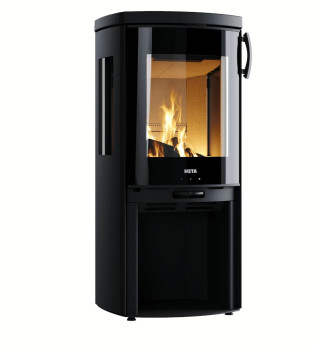 Heta Moderna 6kW Wood Burning Ecodesign Stove with Side Windows