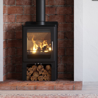 Mendip Loxton 5 Dual Control Wood Burning / Multifuel Ecodesign Logstore Stove