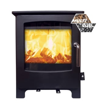 MI Fires Solway Medium Wood Burning / Multifuel Ecodesign Stove