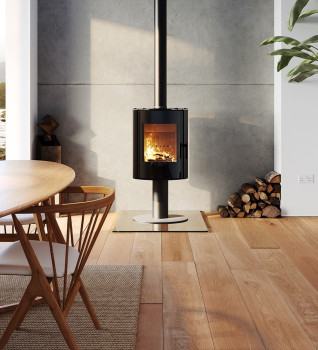 ACR Osprey eVe Woodburning Contemporary Ecodesign Pedestal Stove