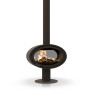 Dik Geurts Oval Tunnel Fixed 11.6kW Wood Burning Pedestal Stove