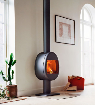 SCAN 66-2 Wood Burning Ecodesign Pedestal Stove