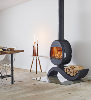 SCAN 66-5 S Wood Burning Ecodesign Stove with S-Curve Base