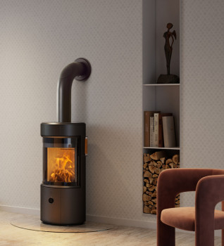 SCAN 67-1000 Wood Burning Ecodesign Cylinder Stove