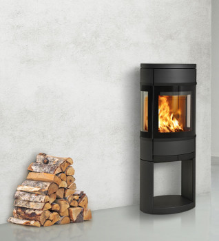 SCAN 68-11 Wood Burning Ecodesign Stove with Open Base