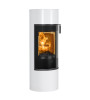 Scan 84-1 Modern Gloss White Wood Burning Ecodesign Stove