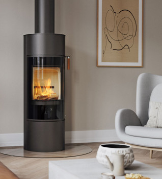 Scan 84-1 Modern Grey Wood Burning Ecodesign Stove