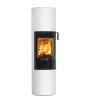 Scan 84-3 White Modern Maxi Wood Burning Ecodesign Stove