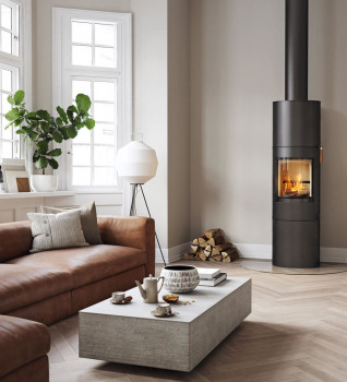 Scan 84-4 Grey Classic Maxi Wood Burning Ecodesign Stove