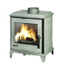 Invicta Sedan S Grey Enamel 5kW Wood Burning Ecodesign Stove