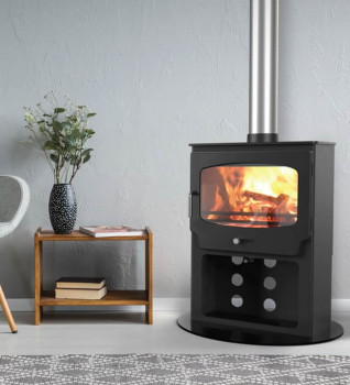 Saltfire ST-X Wide 5kW Tall Wood Burning Ecodesign Stove