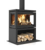 Dik Geurts Vidar Triple Medium 7.1kW Wood Burning Ecodesign Logstore Stove