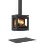 Dik Geurts Vidar Triple Small 4.9kW Wood Burning Ecodesign Wall Mounted Stove
