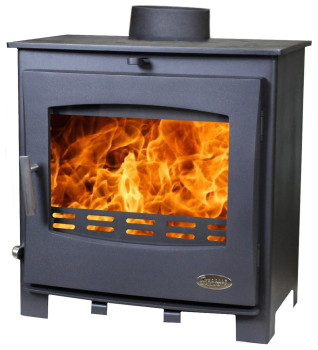 Woolly Mammoth 5 Widescreen Wood & Multi Fuel Ecodesign Ready Stove