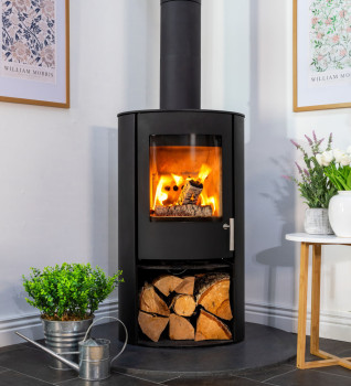 Fireline Woodtec FCS Wood Burning Ecodesign Cylinder Stove