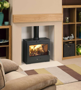 Bohemia X40 Cube Extra Wide Multifuel Defra Stove