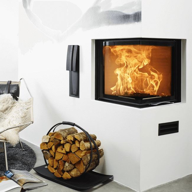 Morso S140-41 Two Sided Wood-Burning Inset Stove